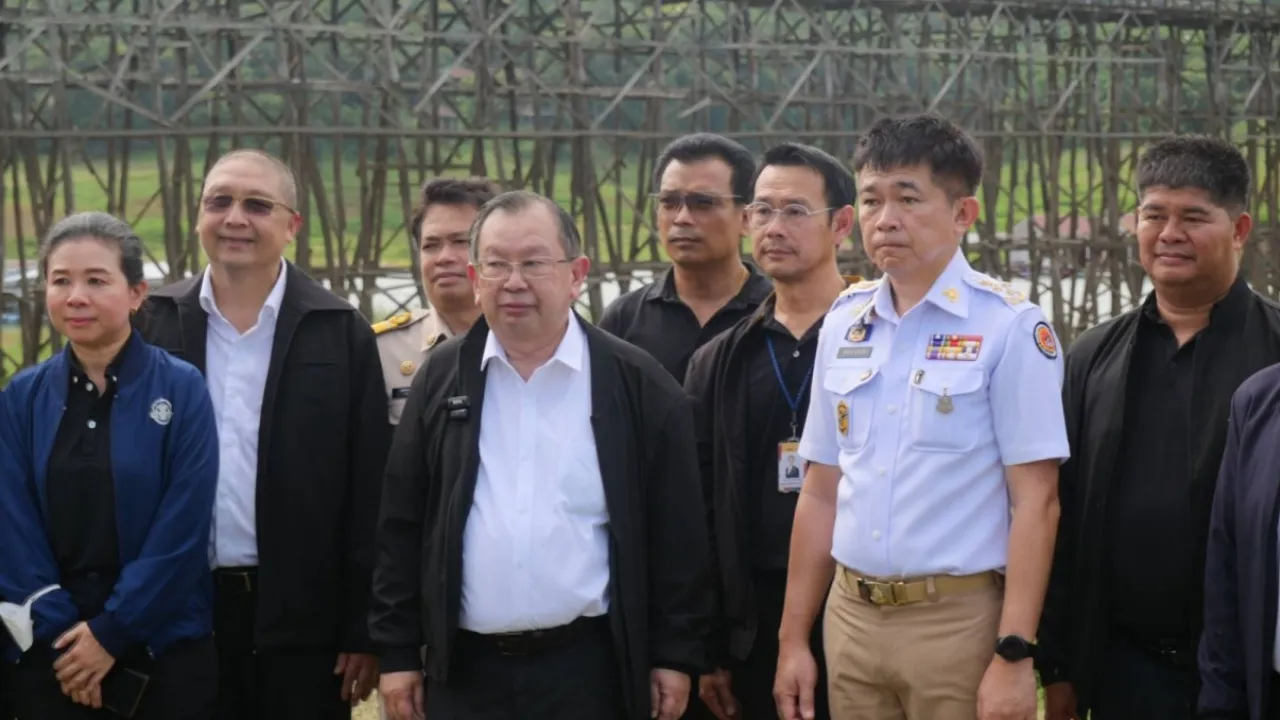 ผู้ตรวจการแผ่นดิน ลงพื้นที่สังขละบุรี สางปัญหาบุกรุกที่ดินรัฐ-จัดระเบียบแพสะพานมอญ