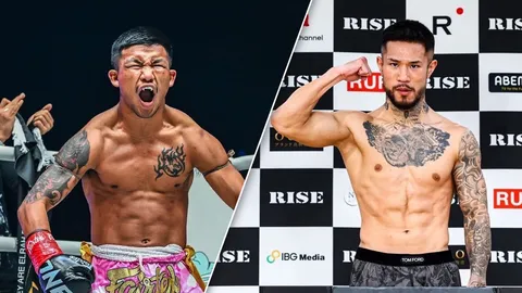 สักครั้งในชีวิต “นากามูระ” แชมป์โลก RISE อยากดวล “รถถัง” ขอเจอเวอร์ชั่นดีที่สุด ไม่ใช่ซ้อมแค่ 1%