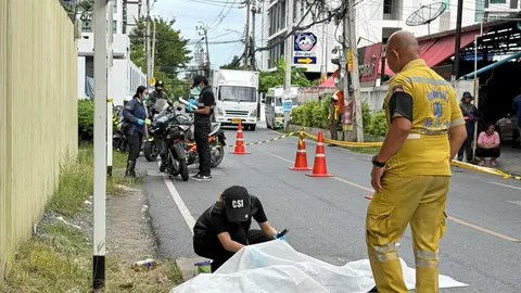 2 มือปืนอำมหิต ประกบยิงช่างไฟ ทำเนียนขี่รถจักรยานยนต์ สะกดรอย 2 วัน ปมอริต่างสถาบัน