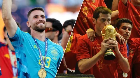 เทียบสถิติส่วนตัว “กาซิยาส” VS “ซิมอน” นายด่าน “ทีมชาติสเปน” ชุดแชมป์ “ฟุตบอลโลก” 2010 กับ 2026