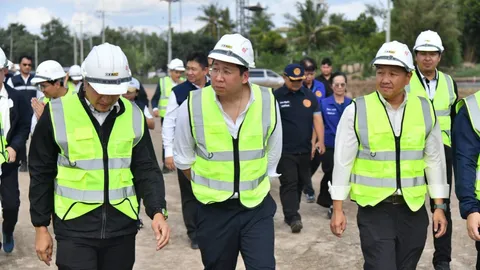 รมช.คมนาคม ตามงานพัฒนาทางหลวง มุ่งยกระดับความปลอดภัย