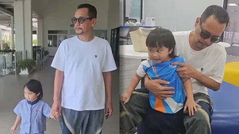 เท่ง เถิดเทิง พา น้องเจเดน สำรวจโรงเรียนพร้อมทั้งลองชุด โมเมนต์ปู่กับหลานชายน่ารักมาก