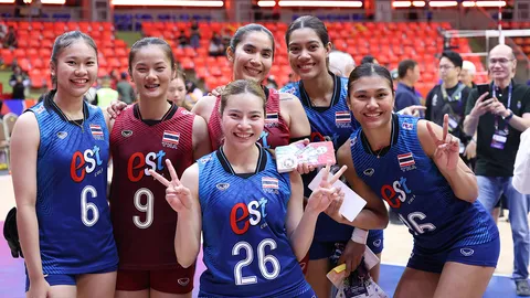 สรุปอันดับโลกวอลเลย์บอลหญิงล่าสุด หลังจบ VNL 2026 ตุรกีคว้าแชมป์ มี 1 ทีมกลับมาท็อป 9
