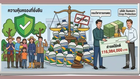ศาลสั่งชดใช้คดีพาราควอต 116 ล้าน