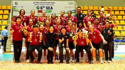 วอลเลย์บอลหญิงไทย กระหึ่ม คว้า 4 รางวัลบุคคล "ซี วี คัพ 2026" สนามแรก