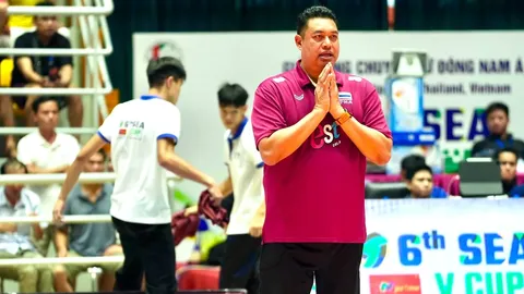 โค้ชอ๊อต ตอบแล้วหลัง วอลเลย์บอลหญิงไทย คว้าแชมป์ ซี วี คัพ 2026 สนามแรก