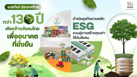 เนสท์เล่ ประเทศไทย เคียงข้างและขับเคลื่อนสังคมไทยสู่อนาคตที่ยั่งยืน ผ่าน ESG และการสร้างคุณค่าร่วม