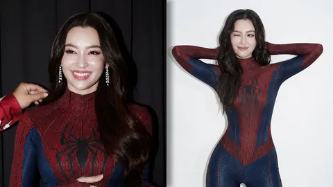 เบลล่า ราณี นุ่งชุดสไปเดอร์แมนรัดรูป ลุคนี้ทั้งสวยปังแถมหุ่นก็เป๊ะมาก