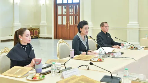 “ศุภจี” ถกจัดสร้างพระเมรุมาศฯ 2 งานพระราชพิธี ยันงานคืบหน้าตามแผน