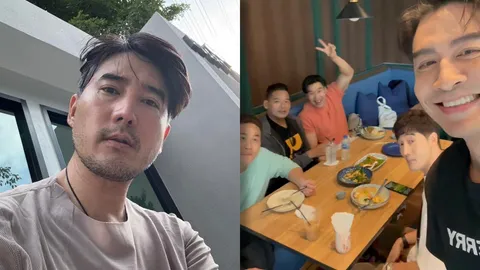 เปิดภาพ เต้ ดราก้อนไฟว์ กินข้าวกับเพื่อน กลายเป็นช็อตสุดท้ายที่รวมตัวครบวง (คลิป)