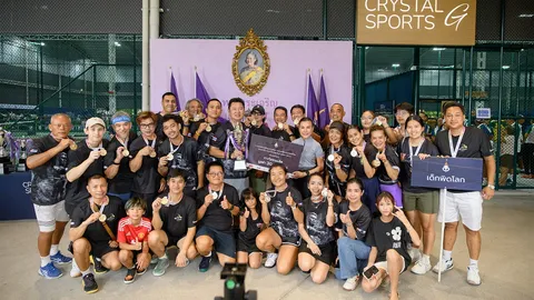 ศึกเทนนิสสูงอายุชิงแชมป์สุดคึกคัก!