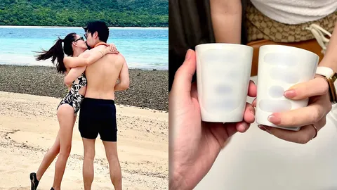 ดิว อริสรา รีโพสต์ภาพแก้วคู่ วู้ดดี้ ล่ำซำ มาพร้อมข้อความสุดเก๋