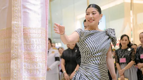 “เจ้าฟ้าสิริวัณณวรีฯ” ทรงสืบสานพระราชปณิธานผ้าไทยร่วมสมัย