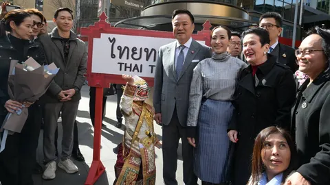 “อนุทิน” ลุยซิดนีย์ เดินชมย่าน “Thai Town”พบปะชุมชนไทย