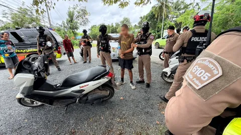 ตามจับวุ่น หนุ่มทหารเกณฑ์ ขโมยรถตำรวจ สภ.เมืองตราด เสียบกุญแจคาไว้