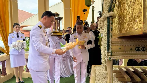 พิธีพระราชทานเพลิงศพ "ธงชัย เย็นประเสริฐ" อดีตนายก อบจ.นนทบุรี