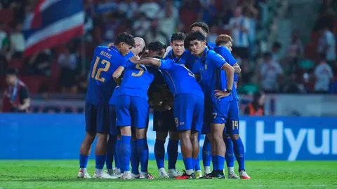 5 นักเตะ "ทีมชาติไทย" วิ่งเยอะที่สุด ในเกมเปิดบ้านแพ้ เวียดนาม 0-2 "อาเซียนคัพ 2026" รอบชิงฯ นัด 1