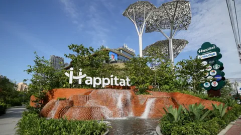 แจกวิธีเดินทางไป Happitat บางนา แลนด์มาร์กใหม่ รถส่วนตัว-รถสาธารณะ ครบจบในที่เดียว