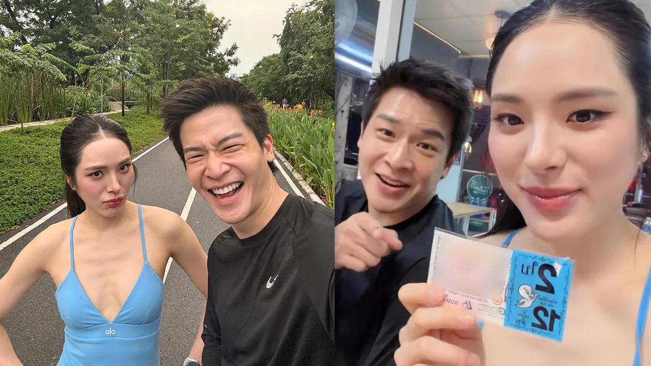 โมเมนต์น่ารัก มาร์ช-ปันปัน พาไปกินส้มตำ แถมมีเลขให้เอาใจคอหวย (คลิป)