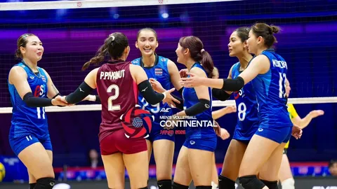 LIVE ดูวอลเลย์บอลสด ไทย พบ เกาหลีใต้ วันนี้ (27 ส.ค.) 13.00 น. วอลเลย์บอล ชิงแชมป์เอเชีย 2026