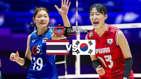 ผลงาน 5 นัดหลังสุด "ตบสาวไทย" เทียบ "เกาหลีใต้" ก่อนเจอกัน ชิงแชมป์เอเชีย 2026 รอบ 8 ทีมสุดท้าย