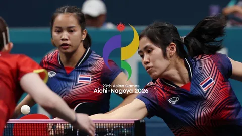 ทัพปิงปองไทย ใช้มือเก๋าผสมดาวรุ่ง ทีมหญิงมีลุ้นสูงสุด คว้าเหรียญได้อีกครั้ง "เอเชียนเกมส์ 2026"