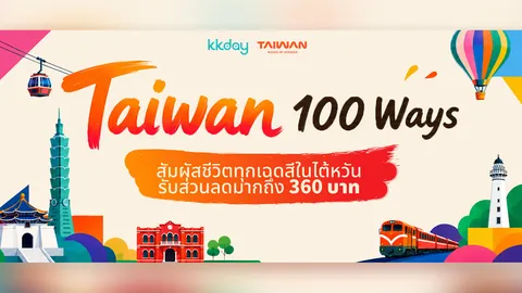 KKday จับมือการท่องเที่ยวไต้หวัน เปิดตัว “Taiwan 100 Ways” ร่วมมือ TP TEA ชวนคนไทยเที่ยวไต้หวัน