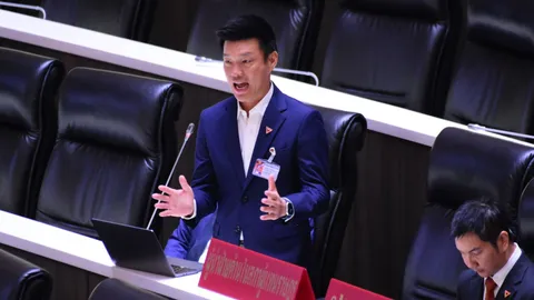 “ณัฐพงษ์” เสนอเพิ่มอำนาจท้องถิ่นแจ้งเตือนภัยน้ำท่วม ใช้ GIS ลดสูญเสีย ชงทำทะเบียนเครื่องจักร