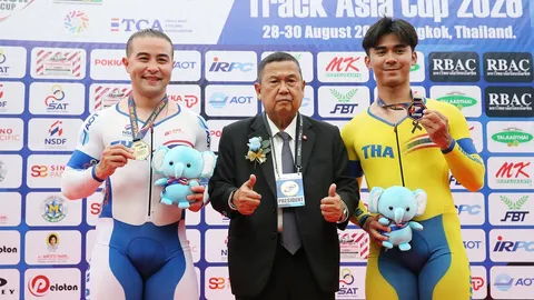 “จาย” ไม่ทำให้ผิดหวัง! ผงาดคว้าทองคีริน ประธาน ACC ชื่นชม “แทร็ค เอเชีย คัพ” จัดยอดเยี่ยม