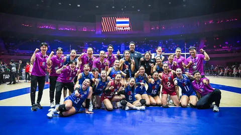 เปิดสถิติ "วอลเลย์บอลหญิงทีมชาติไทย" รอบชิงชนะเลิศ ศึกชิงแชมป์เอเชีย