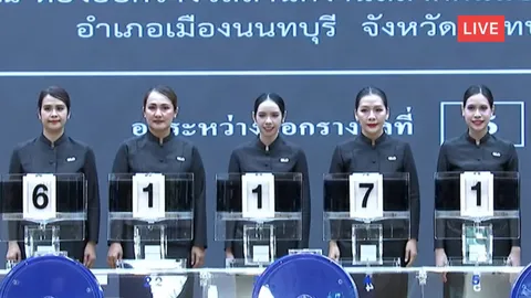 LIVE ชมถ่ายทอดสด ผลการออกสลากกินแบ่งรัฐบาล 1 กันยายน 2569