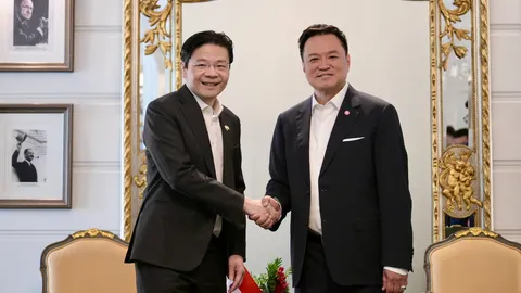 “2 นายกฯ ไทย-สิงคโปร์” จับมือยกระดับหุ้นส่วนยุทธศาสตร์ เดินหน้า 4 เสาหลัก