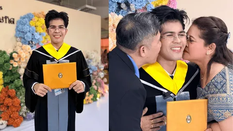 บัณฑิตคนเก่ง! “ไรอัล กาจบัณฑิต” คว้าปริญญาตรีสมใจ แฟนคลับแห่ร่วมยินดี ควักเงินเปย์หนัก 7 หลัก