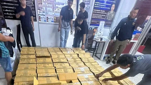 ทลายแหล่งพัก "ยาไอซ์" ลอตมโหฬารหนักครึ่งตัน ซุกลังมะระเตรียมส่งต่อ