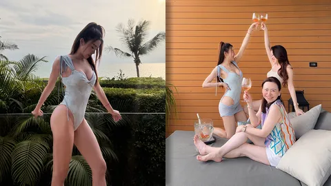 มายด์ ณภศศิ จัดทริปเที่ยวพัทยากับครอบครัว แต่ละช็อตดีงาม สามสาวสวยเริ่ดมาก