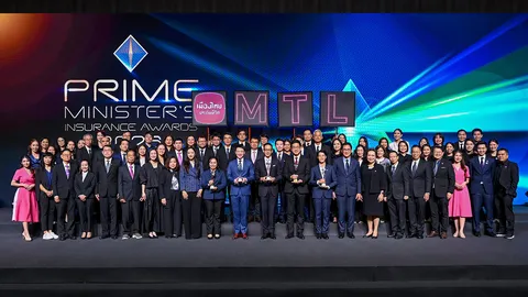 เมืองไทยประกันชีวิต คว้า 3 รางวัลสูงสุดในภาคอุตสาหกรรมประกันชีวิต จากสำนักงาน คปภ.