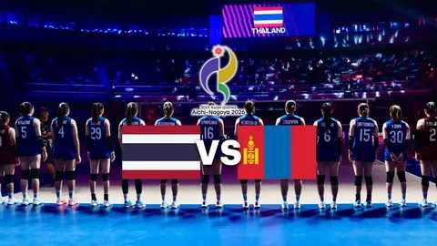 LIVE ดูวอลเลย์บอลสด ไทย พบ มองโกเลีย วันนี้ (16 ก.ย.) 14.00 น. วอลเลย์บอลหญิง เอเชียนเกมส์ 2026