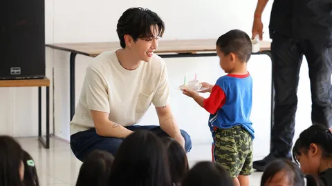 สุดอบอุ่น! "มาร์ค ต้วน" บินลัดฟ้าฉลองวันเกิด 33 ปีที่ไทย ส่งต่อความรัก ณ มูลนิธิบ้านพระพร