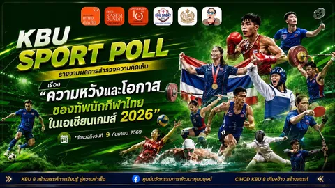 KBU SPORT POLL เผย ตะกร้อ คือความหวังและนักกีฬาทีมชาติไทยมีโอกาสคว้าเหรียญทองมากสุด 