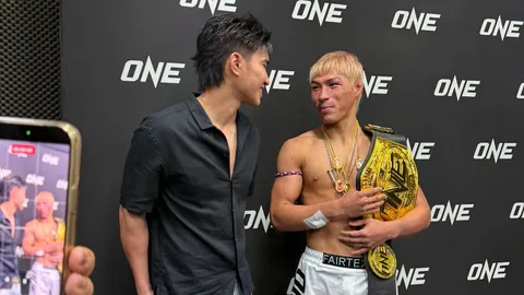 ตะวันฉาย เคลื่อนไหวแล้วหลัง ยอดไอคิว คว้าแชมป์โลก ONE มวยไทย