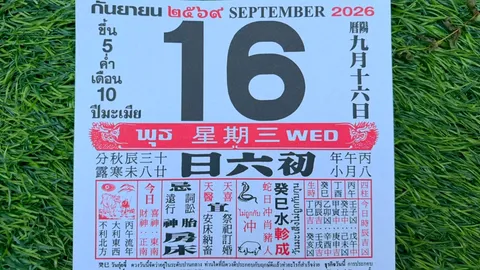 มาแล้ว หวยปฏิทินจีน 16/9/69 คอหวยตามส่องแนวทาง "เลขดังงวดนี้" ไปลุ้นโชค