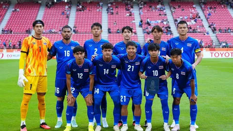 ตารางคะแนนฟุตบอลชายเอเชียนเกมส์ 2026 กลุ่ม A หลังทีมชาติไทย ชนะคีร์กีซสถาน นัดแรก
