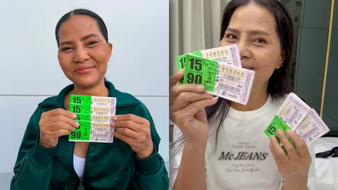 เริ่ดไม่ไหว! สุนารี ราชสีมา ถูกหวย 2 ชุดใหญ่ แฟนๆ ซื้อตามรับทรัพย์ไปด้วย