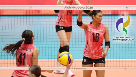 ตารางคะแนนวอลเลย์บอลหญิงเอเชียนเกมส์ 2026 ล่าสุด หลังวอลเลย์บอลหญิงไทย ชนะ 3 นัดติด