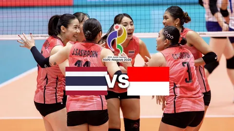 LIVE ดูวอลเลย์บอลสด ไทย พบ อินโดนีเซีย วันนี้ (20 ก.ย.) 08.00 น. วอลเลย์บอลหญิง เอเชียนเกมส์ 2026