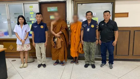 จับเจ้าอาวาส-พระลูกวัด เสพยาบ้า หลังฝ่ายปกครองบุกตรวจวัดดัง จ.สุรินทร์