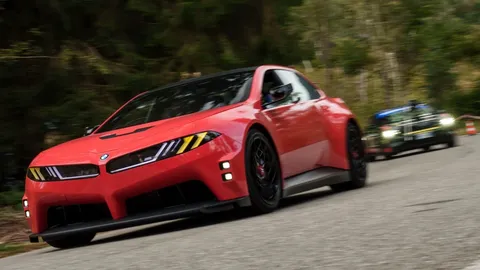 ก่อนเปิดตัวก็โชว์ซะหน่อย BMW M Concept Neue Klasse วิ่งโชว์หล่อขึ้นเขาที่อิตาลี 