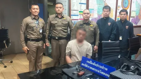 เดินหน้า “วังทองหลาง ปลอดภัย” บุกรวบหนุ่มจีน Overstay 586 วัน พกปืน–ซุกยาไอซ์