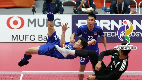 เสียแชมป์รอบ 28 ปี "ตะกร้อทีมชุดชายไทย" พ่ายมาเลเซีย ชวดเหรียญทองเอเชียนเกมส์ 2026