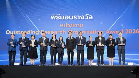 มช. คว้า 1 ใน 10 รางวัลระดับประเทศ “Outstanding Research Organization Award 2026”